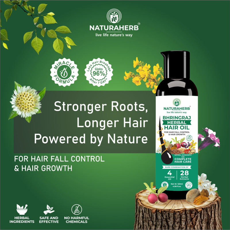 Naturaherb Bhringraj Hair Oil